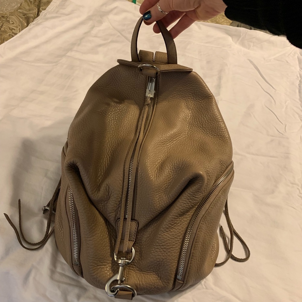 SOLD !   leather Rebecca  Minkoff  backpack
